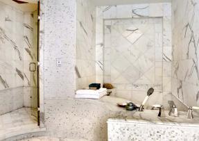 白色石材應(yīng)用于衛(wèi)生間