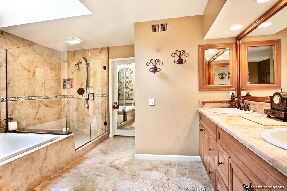 渾然一體的衛生間設計