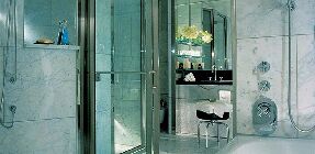 白色石材裝飾潔凈衛生間