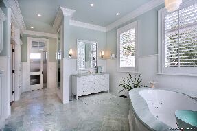 別墅淡雅的衛生間設計