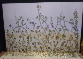 石材特殊表面處理 開滿花的墻面