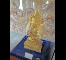 石材雕塑藝術欣賞-褔在眼前