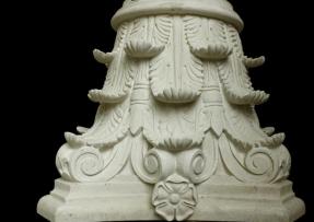 石材雕刻 白色石材柱座欣賞