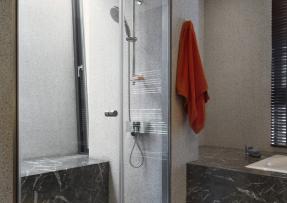 黑色天然石材應(yīng)用于浴室設(shè)計