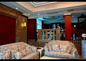  香頌島別墅設(shè)計(jì)  黃色石材地面與墻面