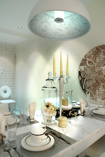 張曉瑩作品:空間愛琴海樣板房1