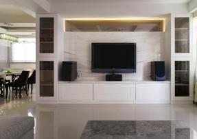 特色石材銀河白 電視背景墻