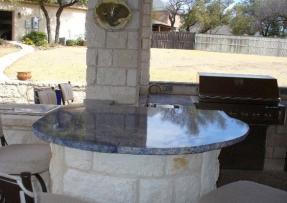 石材應用-花崗石多瑙藍裝飾室內設計