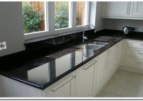 石材應用-花崗石香格里拉黑裝飾室內設計