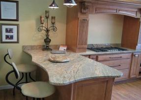 石材應用-花崗石綠線金麻應用于室內設計