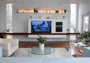 石材應用-大理石爵士白應用于室內設計