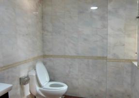 玫瑰紅洗手間墻面應用