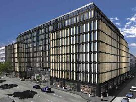 天然石材幕墻 酒店外墻設計