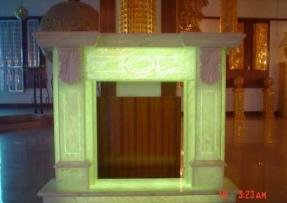 石材壁爐 石材透光性的利用