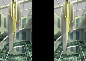 綠色石材應用 室內樓梯踏步設計