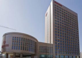 天津喜來登酒店外墻設計石材應用