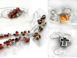 石材設(shè)計(jì)的新風(fēng)尚 耳環(huán)吊墜