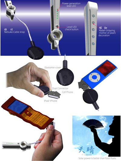 日本設計出太陽能折疊扇 可扇風也可手機充電