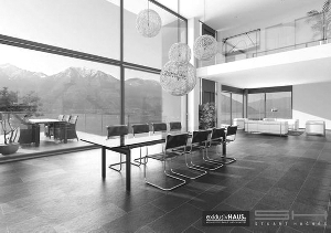 無敵山景豪宅的室內和室外(上)實景圖