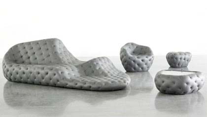 超酷的巖石沙發設計 