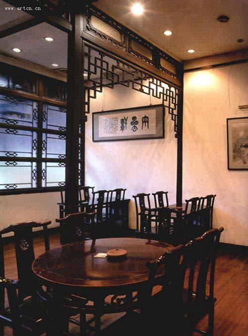 古典風(fēng)格的茶館表現(xiàn)效果圖