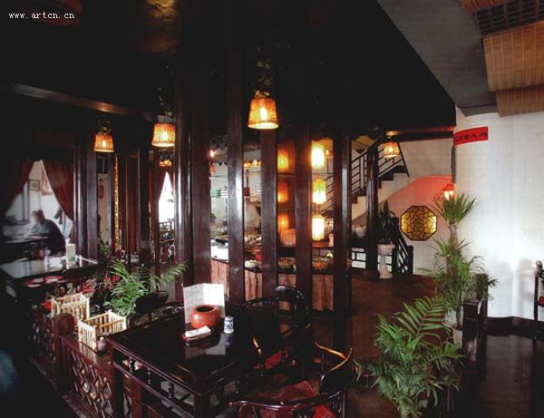 古典風(fēng)格的茶館表現(xiàn)效果圖