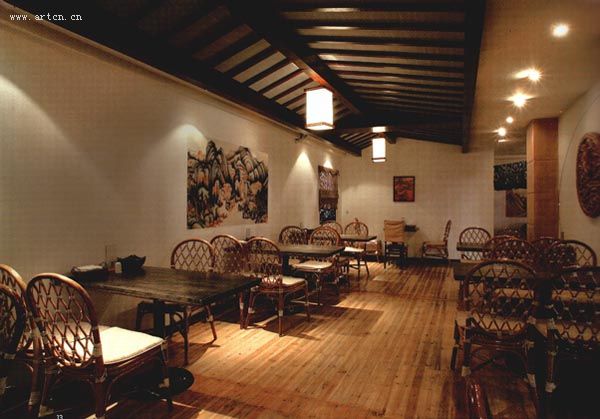 古典風(fēng)格的茶館表現(xiàn)效果圖