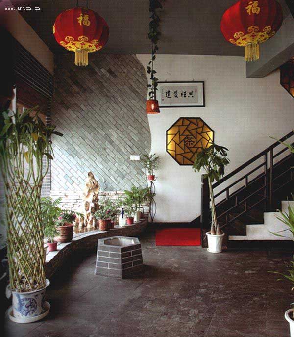 古典風(fēng)格的茶館表現(xiàn)效果圖