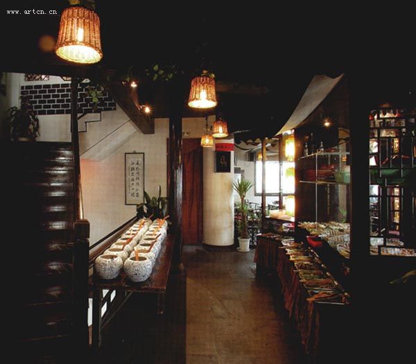 古典風(fēng)格的茶館表現(xiàn)效果圖