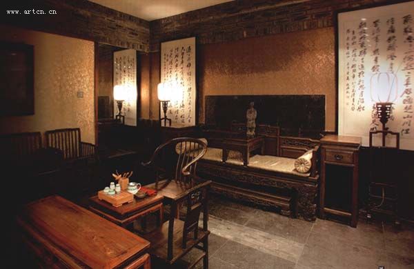 古典風(fēng)格的茶館表現(xiàn)效果圖