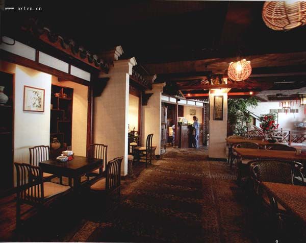 古典風(fēng)格的茶館表現(xiàn)效果圖