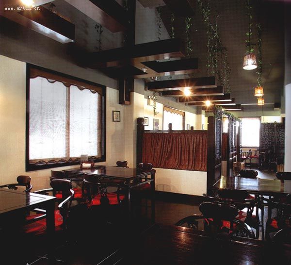 古典風(fēng)格的茶館表現(xiàn)效果圖