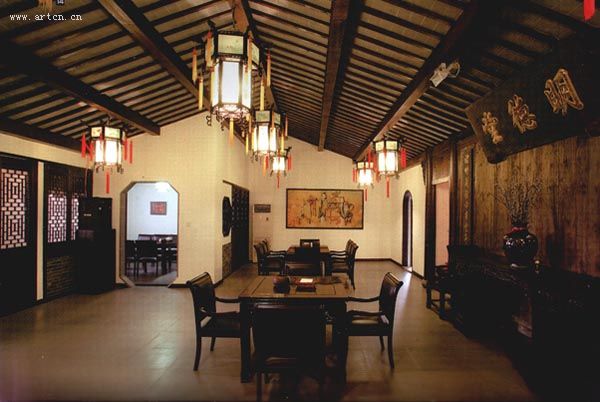 古典風(fēng)格的茶館表現(xiàn)效果圖