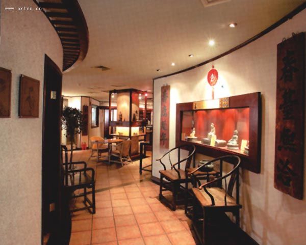 古典風(fēng)格的茶館表現(xiàn)效果圖