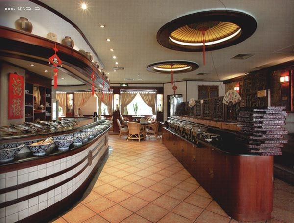 古典風(fēng)格的茶館表現(xiàn)效果圖