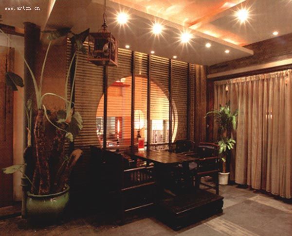 古典風(fēng)格的茶館表現(xiàn)效果圖