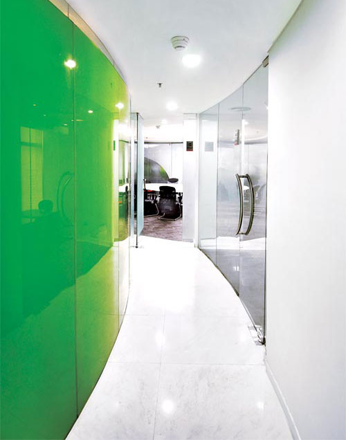 誘人&ldquo;果色&rdquo;&mdash;&mdash;西安通達果汁集團辦公樓室內設計2