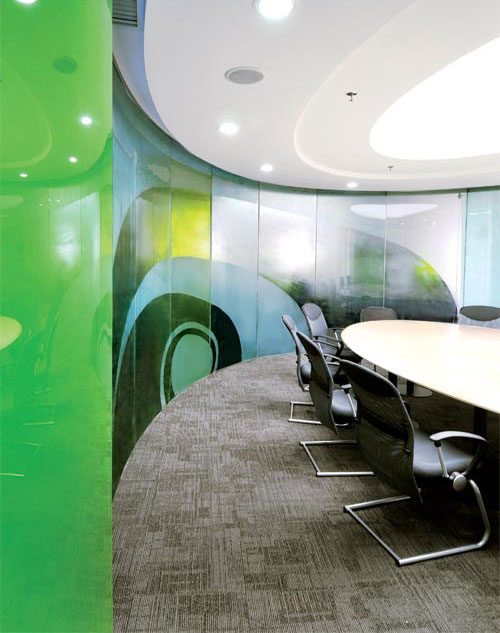 誘人&ldquo;果色&rdquo;&mdash;&mdash;西安通達果汁集團辦公樓室內設計3