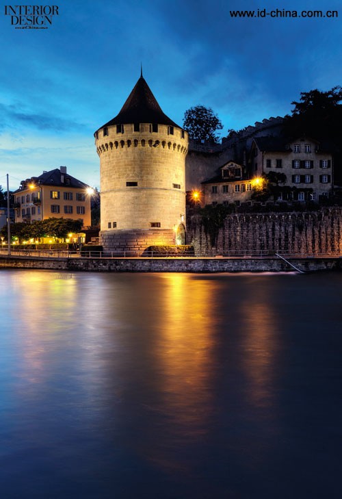 瑞士盧塞恩市河畔