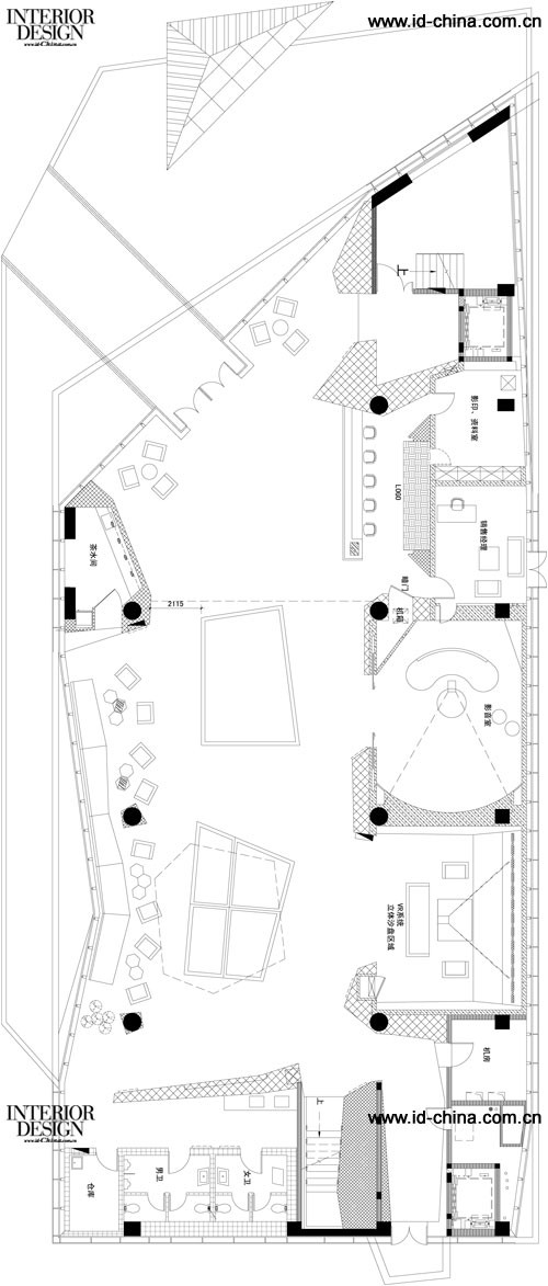 MRT DESIGN設計綠地鄭州站前廣場售樓處--幾何不規則平面