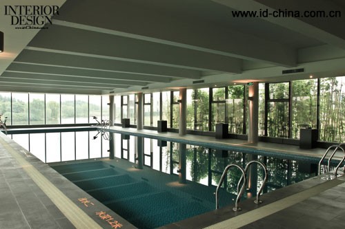 紅崛設計公司樂馬修設計劍蘭閣會所--共享的泳池區域