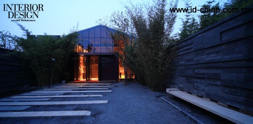 IADC淶澳設計公司設計武漢才茂街廠區改建項目--售樓處正立面夜景照片