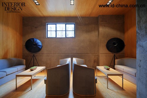 IADC淶澳設計公司設計武漢才茂街廠區改建項目--混凝土構成的更多會議區域