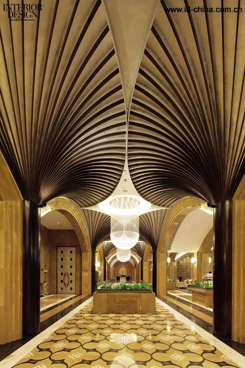 琚賓設計成都城南逸家天穹會所01 --連續的穹頂，產生了強烈的秩序感。