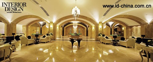 琚賓設計成都城南逸家天穹會所04--燈光產生的序列感與天穹產生的序列感和諧互補。