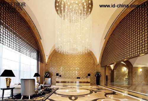 琚賓設計成都城南逸家天穹會所06--絢麗的水晶燈