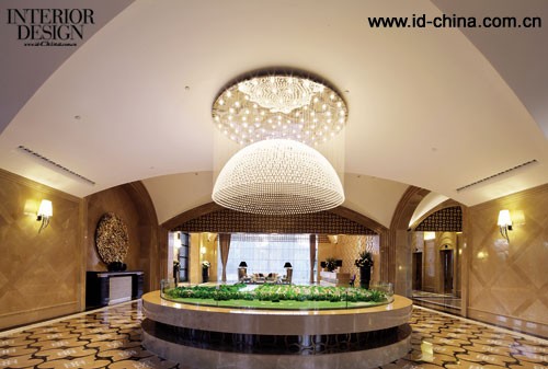 琚賓設計成都城南逸家天穹會所07--絢麗的水晶燈