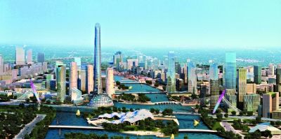 運(yùn)河核心區(qū)效果圖