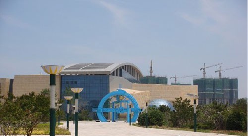 中國地質(zhì)博物館煙臺館撩起蓋頭2