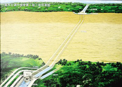 南水北調中線穿黃工程全線貫通1